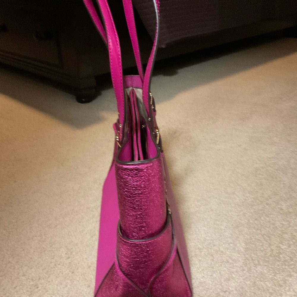 Michael Kors pink tote handbag